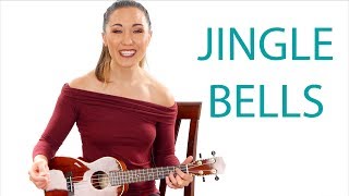 Jingle Bells Beginners Ukulele Lesson and Play Along [upl. by Phillane238]