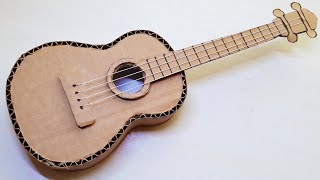 KARTONDAN GİTAR YAPIMI   How to make a guitar from cardboard [upl. by Whitaker548]