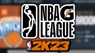 G League Roster FINALLY Made NBA 2K23 [upl. by Llenrrad887]