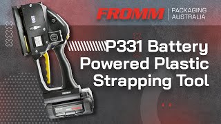 P331 Battery Powered Plastic Strapping Tool [upl. by Derfiniw648]