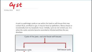 Odontogenic cyst [upl. by Henrique]