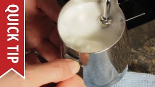 How to AutoFroth Milk for Lattes [upl. by Annayak]