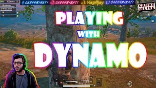 PLAYING WITH DYNAMO  CARRYMINATI  PUBG MOBILE HIGHLIGHTS [upl. by Shantee373]