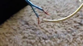 Convert speaker wire to AUX [upl. by Ahseinad]