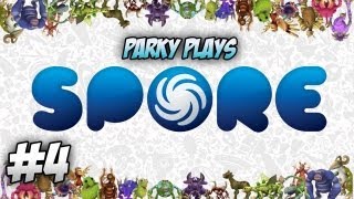 Lets Play Spore Herbivore  Part 4  Tribal Stage [upl. by Finella]