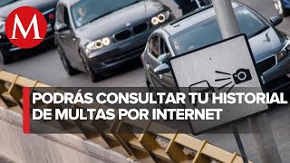 En CdMx fotocívicas sólo podrán consultarse por internet [upl. by Allemaj]