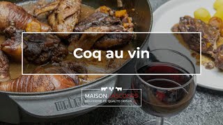 Coq au vin  Recette [upl. by Ekoorb814]