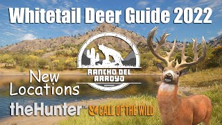 Whitetail Deer Guide 2022  theHunter Call Of The Wild [upl. by Maison]