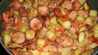 How to cook potatoes and sausage [upl. by Addia]