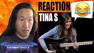 DragonForce Herman Li Reacts to Tina S Through the Fire and Flames Cover [upl. by Enitsuga]