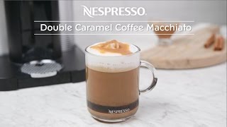 Double Caramel Coffee Macchiato Recipe [upl. by Quartis]