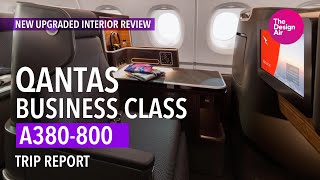 Qantas A380 Business Class Trip Report [upl. by Amoeji501]