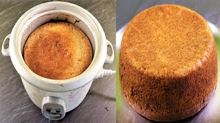 Rice Cooker Cake  Basic Sponge Cake Recipe  NO BAKE NOOVEN amp NOEGG [upl. by Hniht]