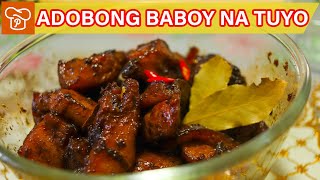 How to Cook Adobong Baboy na Tuyo  Pinoy Easy Recipes [upl. by Molohs]