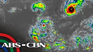 Typhoon Rolly intensifies as it heads for Philippines  ABSCBN News [upl. by Aicineohp]