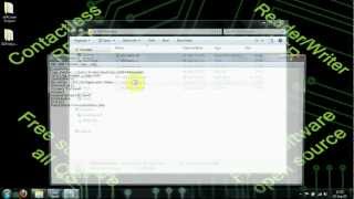 Mifare RFID NFC reader writer  uFR2FileSystem software Tutorial Windows [upl. by Ihcego]