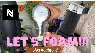 How To Foam Milk With Aeroccino 3 Make Coffee With Foam Tips amp Tricks  Easy Foamed Latte Recipe [upl. by Carlene]