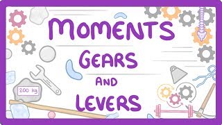 GCSE Physics  Moments  Gears and Levers 47 [upl. by Annor]