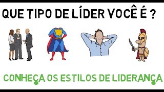 LIDERANÇA  QUE TIPO DE LÍDER VOCÊ É   ESTILOS DE LIDERANÇA [upl. by Durer]