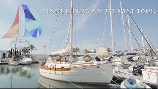 Hans Christian 33 quotPrismquot Boat Tour [upl. by Novert184]