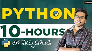 Python 10 hours In Telugu For Beginners [upl. by Herra]