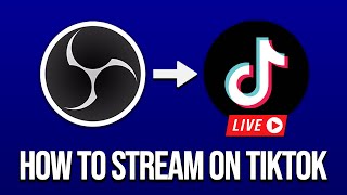 How To Stream Gameplay On TikTok OBS to TikTok [upl. by So586]