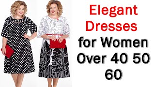 Gorgeous Dresses For Women Over 50 and 60 [upl. by Enyad146]