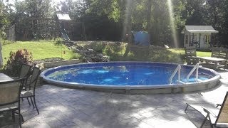 Dropping an Above Ground Pool in the Ground [upl. by Rockwood]