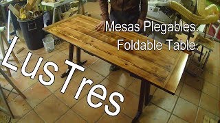 Mesas Plegables Foldable Tables [upl. by Mathilda]