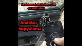 Araç kumanda kopyalama telefon ile araba kapılarını açabilirsiniz [upl. by Ognimod]