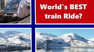 WORLDS BEST TRAIN RIDE Bergen to Oslo Norway trip report [upl. by Damali]