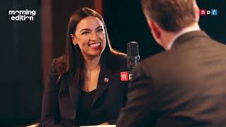 AOC speaks with NPR Morning Edition  Alexandria OcasioCortez [upl. by Monda]