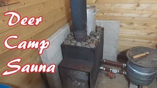 How Our Off Grid Wood Stove Sauna Works [upl. by Derrick]