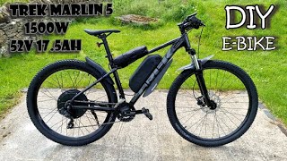 My First EBIKE Build TREK Marlin 5 29er [upl. by Azial]