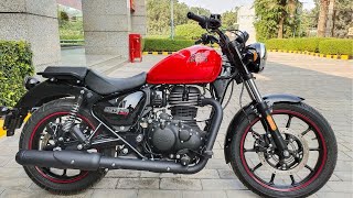 Royal Enfield Meteor 350 Fireball Walkaround Review  Exhaust Sound  On Road Price [upl. by Somar]