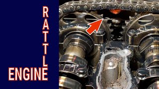 Timing Chain Noise  diagnose amp replacement  Mercedes [upl. by Garth700]