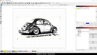 LightBurn Tutoral Using Layers [upl. by Kcid588]