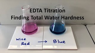 Total Water Hardness using EDTA Titration [upl. by Vorfeld641]