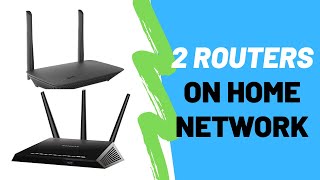 How To Connect 2 Routers On 1 Home Network [upl. by Berne]