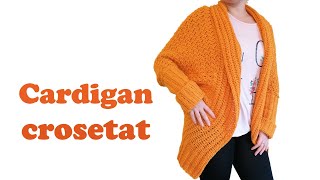 Cardigan crosetat [upl. by Matias]