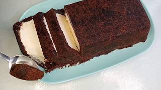 3 INGREDIENTS FUDGEE BAR ICE CREAM CAKE [upl. by Isteb]