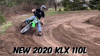 New KLX 110L amp New Track [upl. by Froemming]