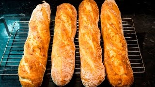 How to make French Baguettes at home [upl. by Opportina]