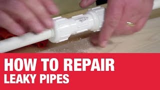 How To Repair Leaky Pipes  Ace Hardware [upl. by Assilem]