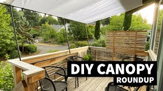 10 Inspiring DIY Canopies amp Sunshades [upl. by Leinahtan]