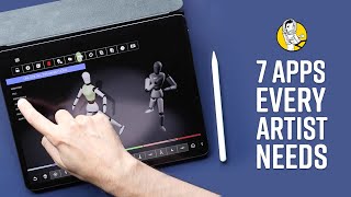 7 iPad Apps Every Artist Needs that are not drawing apps [upl. by Alexandre]