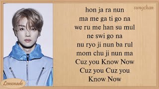 NCT U  Know Now Easy Lyrics [upl. by Eenafit]