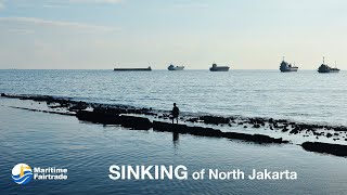 Sinking of North Jakarta [upl. by Navert]