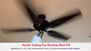 Slow Ceiling Fan Speed  Easy DIY Fix [upl. by Itaws860]