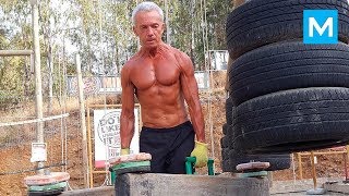 STRONGEST 64YearsOld Grandpa  Mike Millen  Muscle Madness [upl. by Orban82]